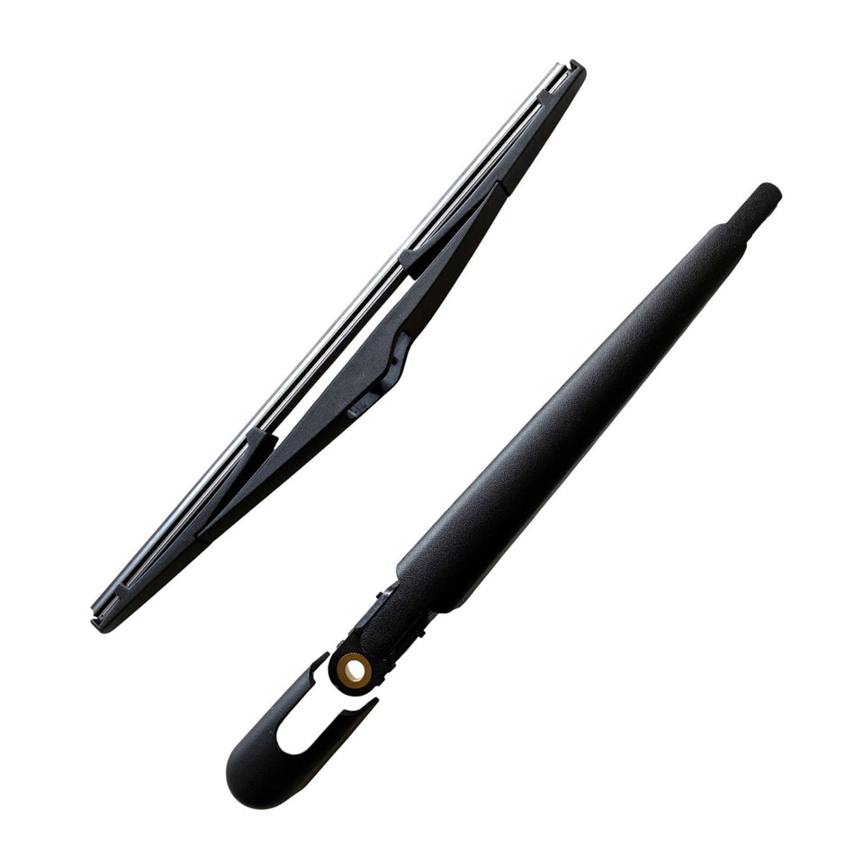 MAXTEL Rear Wiper Blade & Arm Compatible Hyundai Tucson 2010-2015, Black, 12 in (305 mm), 100% Compatible, Pre-mounted Quick-Clip Adaptor, 1-Year Manufacturer Warranty