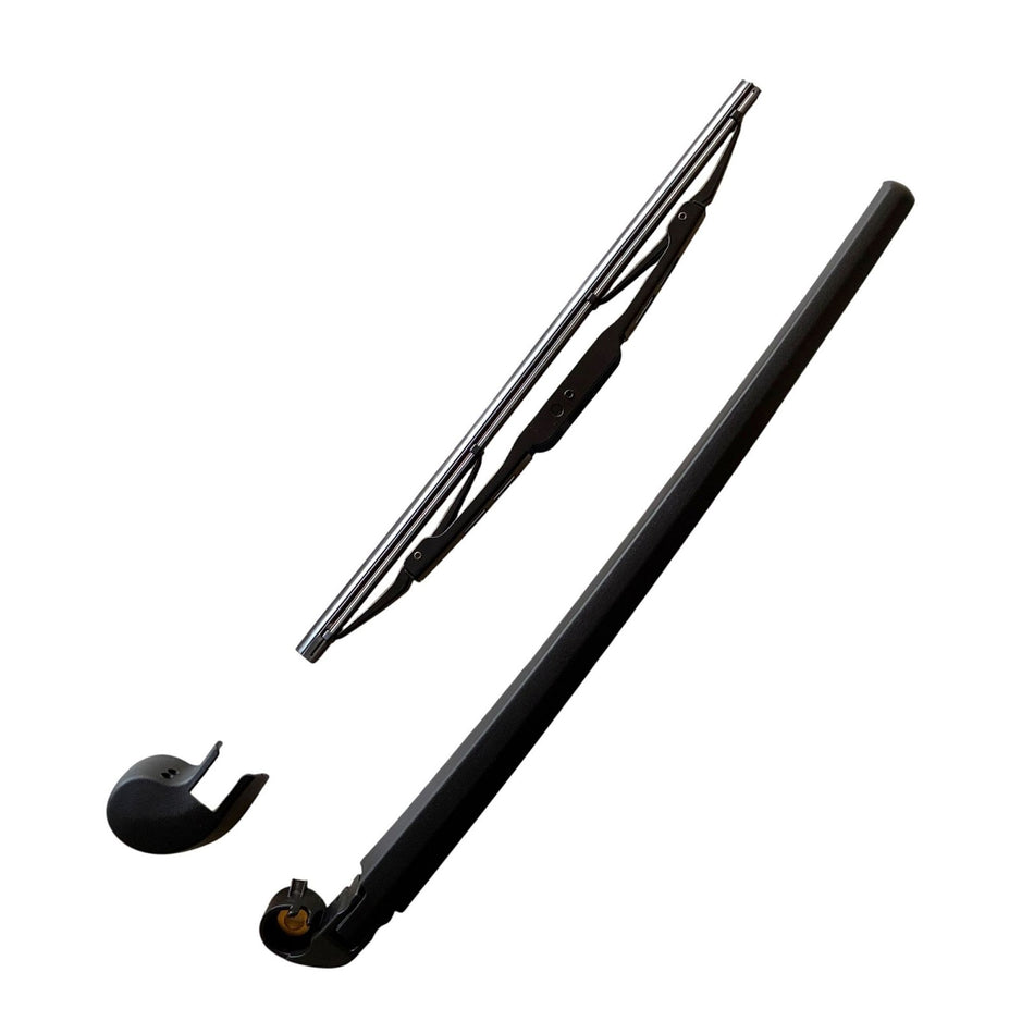MAXTEL Rear Wiper Blade & Arm compatible with Audi A4 Avant 2002-2008 13 in (330 mm) Black 1-Year Manufacturer Warranty