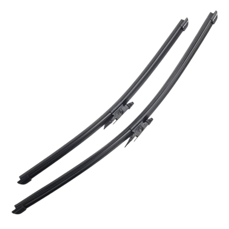 Silbak MUSON PRO Flat Wiper Blade Front Set compatible with BMW 2 Series 228 F22 Coupe 2014-2016, Driver Side 22 in (550 mm) Passenger Side 18 in (450 mm) 61615A43583