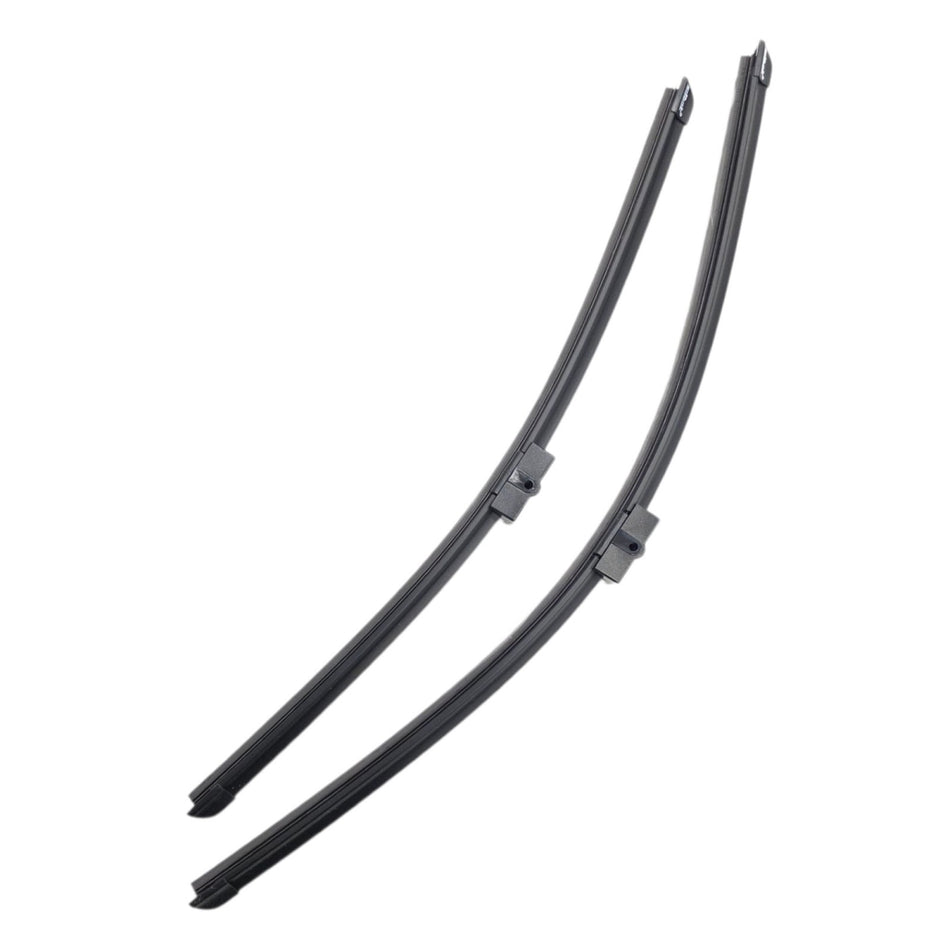 Silbak Muson Pro Flat Wiper Blade Set, compatible with BMW X5 E70 2007-2011, Front Driver Side 24 in (600 mm) Passenger Side 20 in (500 mm) 61610034739