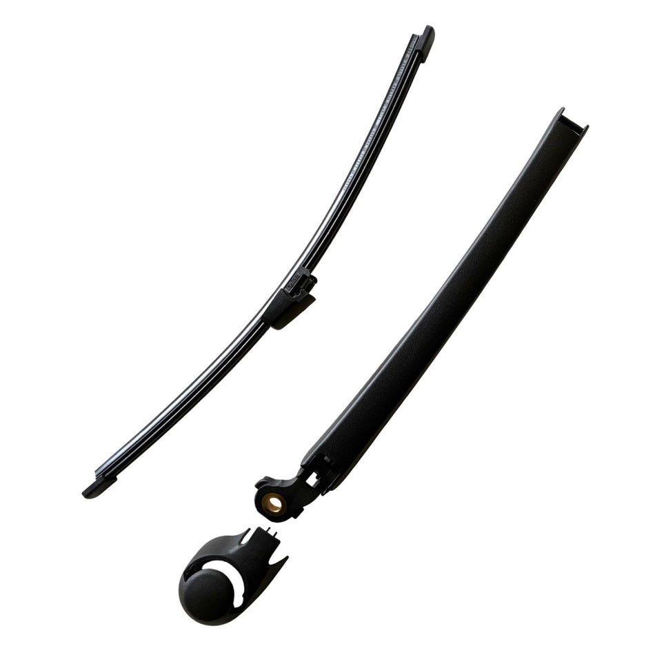 MAXTEL Rear Wiper Blade & Arm Compatible with Volkswagen VW Tiguan 2008-2011 13 in (330 mm) Black Quick-Clip 1 Set 1-Year Manufacturer Warranty