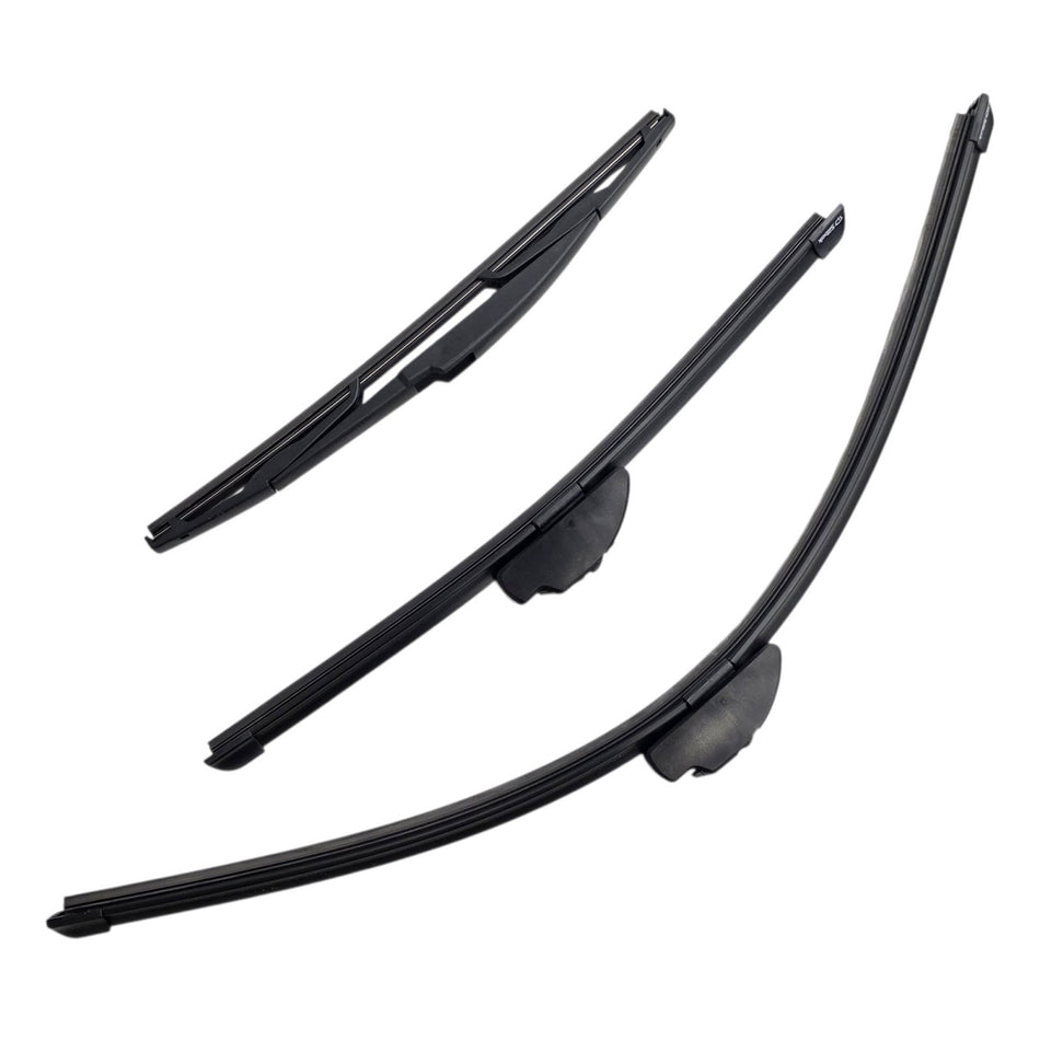 Silbak Front & Rear Wiper Blade Set, Compatible with Hyundai Tucson 2016-2021, Driver Side 26" (650mm), Passenger Side 16" (400mm), Rear 14" (350mm)