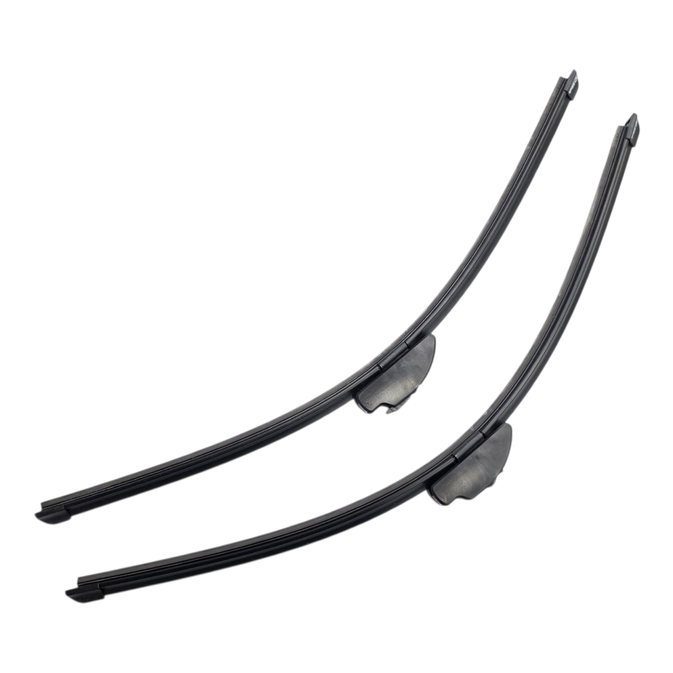 Silbak Front Windshield Wiper Blade 2-Piece Set Compatible with Infiniti QX80 2014-2018 Driver Side 24 in (600 mm) Passenger Side 24 in (600 mm) Clip-On Front