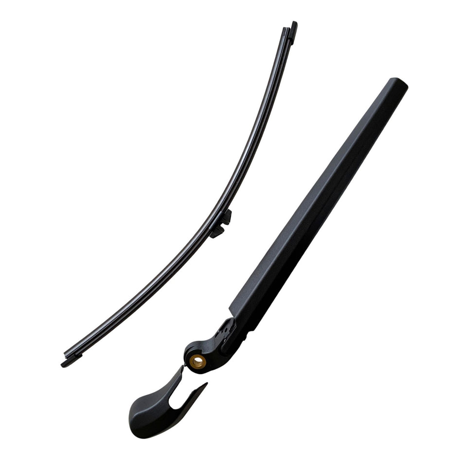 MAXTEL Rear Wiper Blade & Arm compatible with BMW X5 E70 2007-2013 15.35 in (390 mm) Black, Quick-Clip Adaptor, 100% Compatible, 1-Year Manufacturer Warranty