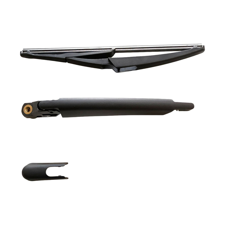 MAXTEL Rear Wiper Blade & Arm Compatible with BMW i3 2014-2022, Size 11.8 in (300MM), 100% Compatible, Quick-Clip Adaptor, Black, 1-Year Manufacturer Warranty