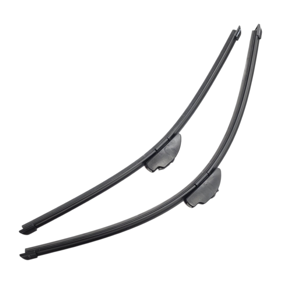 Silbak Front Wiper Blade Set, Compatible with Mitsubishi i-MiEV 2011-2020, Driver Side 26" (650mm), Passenger Side 24" (600mm)