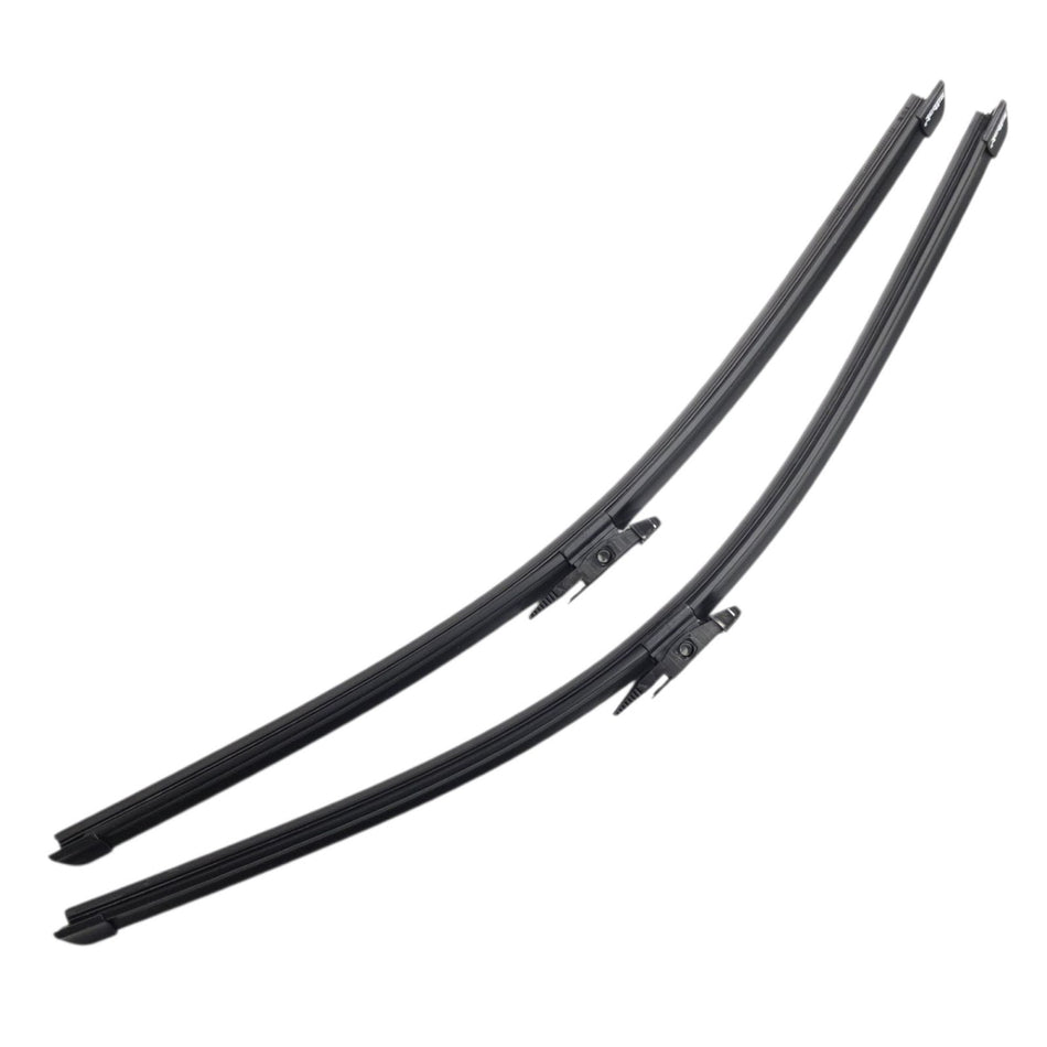 Silbak Muson Pro Flat Wiper Blades Compatible with BMW 6 Serie E64 Cabriolet 2004-2011 Driver Side 24 in (600 mm) Passenger Side 23 in (580 mm) Front 61610431438