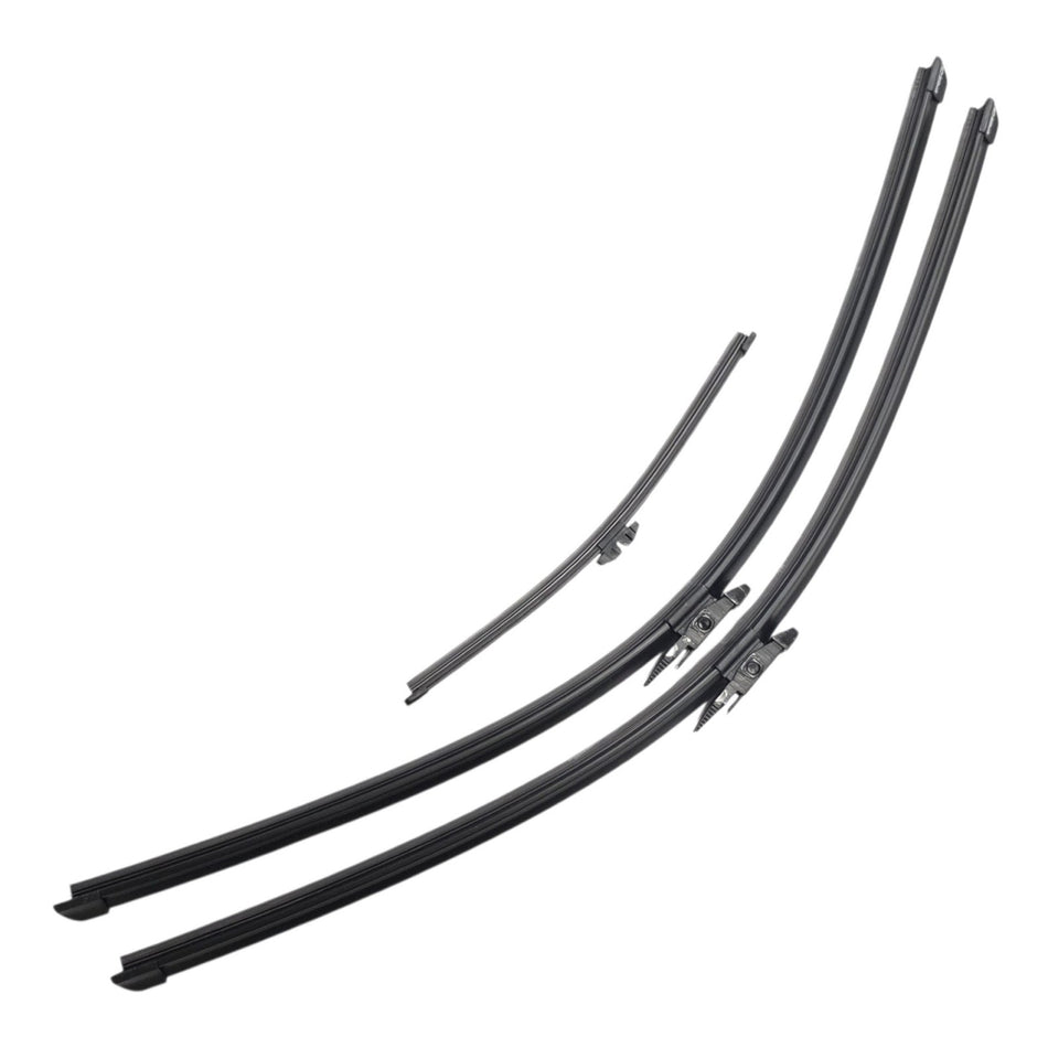 Silbak Front & Rear Wiper Blade Set, Compatible with Ford Escape 2017-2019, Driver Side 28" (700mm), Passenger Side 28" (700mm), Rear 11" (280mm)