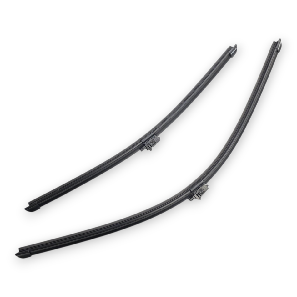 Silbak Muson Pro Flat Wiper Blade Set compatible with Mercedes-Benz GLA Class X156 2016-2019 Driver Side 24 in (600 mm) Passenger Side 19 in (480 mm), A1768204300