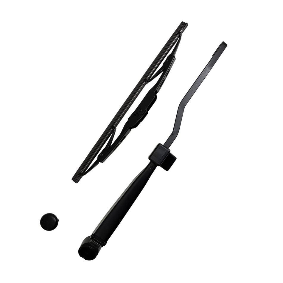 MAXTEL Rear Wiper Blade & Arm compatible with Jeep Grand Cherokee WJ 1999-2004, Size 11 in (280 mm), 100% Compatible, Quick-Clip adaptor, Black, 1-Year Manufacturer Warranty