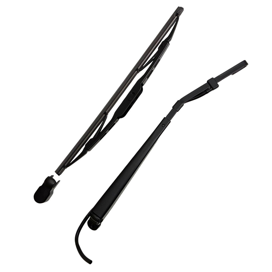 MAXTEL Rear Wiper Blade & Arm, compatible with Jeep Cherokee 1998-2001, Size 13 in (330 mm), Clear Visibility for a Safe Drive, Quick-Clip, Black, 1 Set, 1-Year Manufacturer Warranty