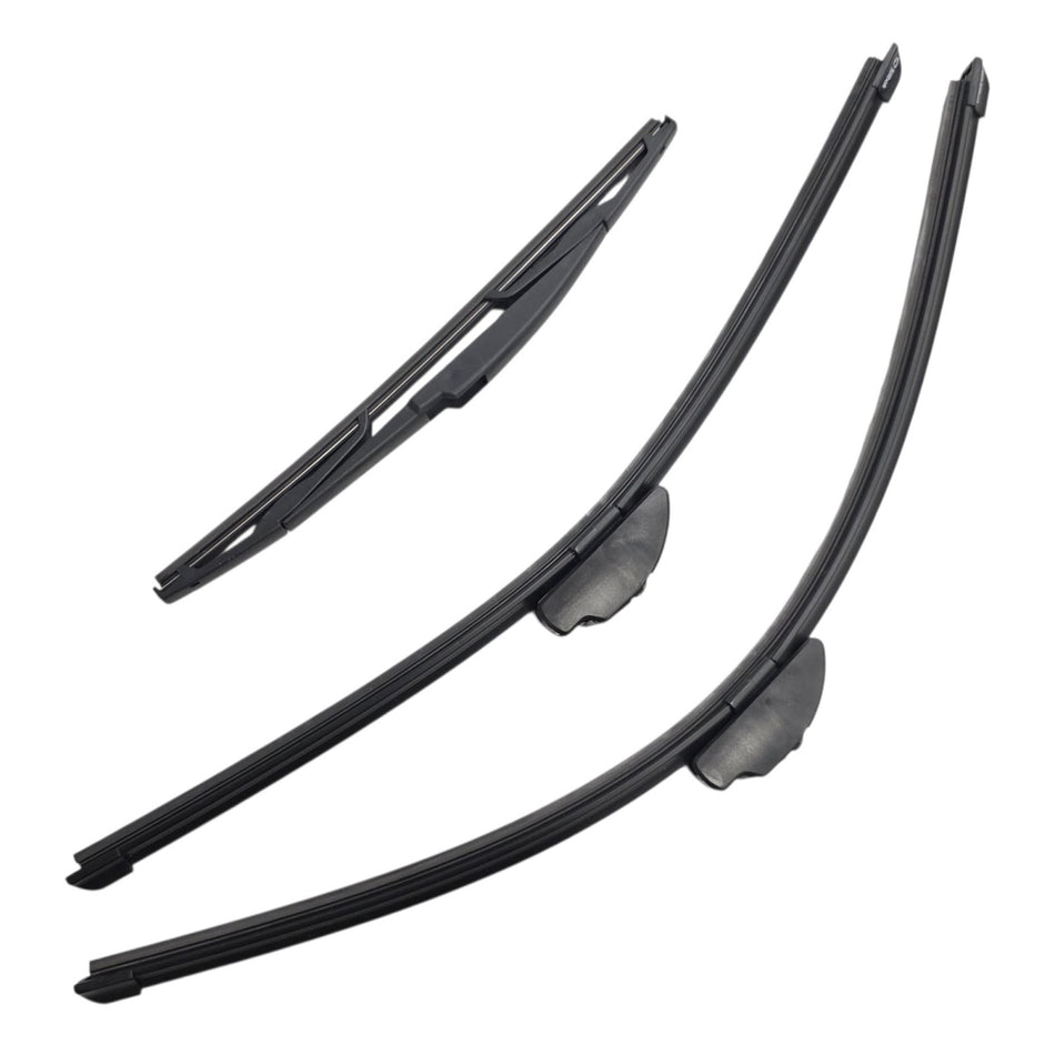 Silbak Front & Rear Wiper Blade Set, Compatible with Lexus RX 2003-2008, Driver Side 26" (650mm), Passenger Side 22" (550mm), Rear 14" (350mm)