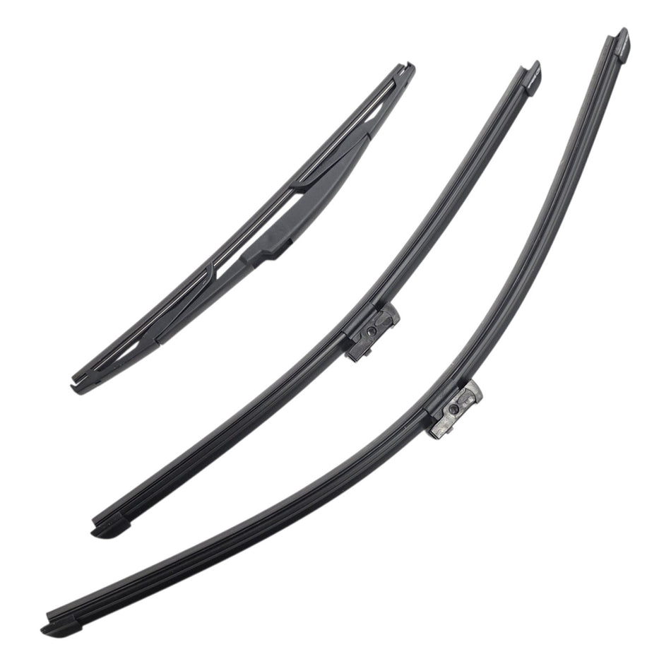 Silbak Front & Rear Wiper Blade Set, Compatible with Mazda CX-5 CX5 2022-2025, Driver Side 24" (600mm), Passenger Side 18" (450mm), Rear 14" (350mm)
