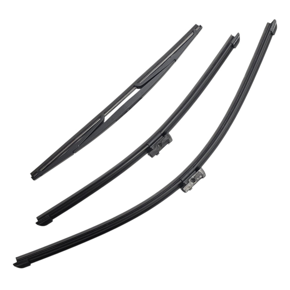 Silbak Front & Rear Wiper Blade Set, Compatible with Subaru Outback 2023-2025, Driver Side 24" (600mm), Passenger Side 18" (450mm), Rear 15" (380mm)