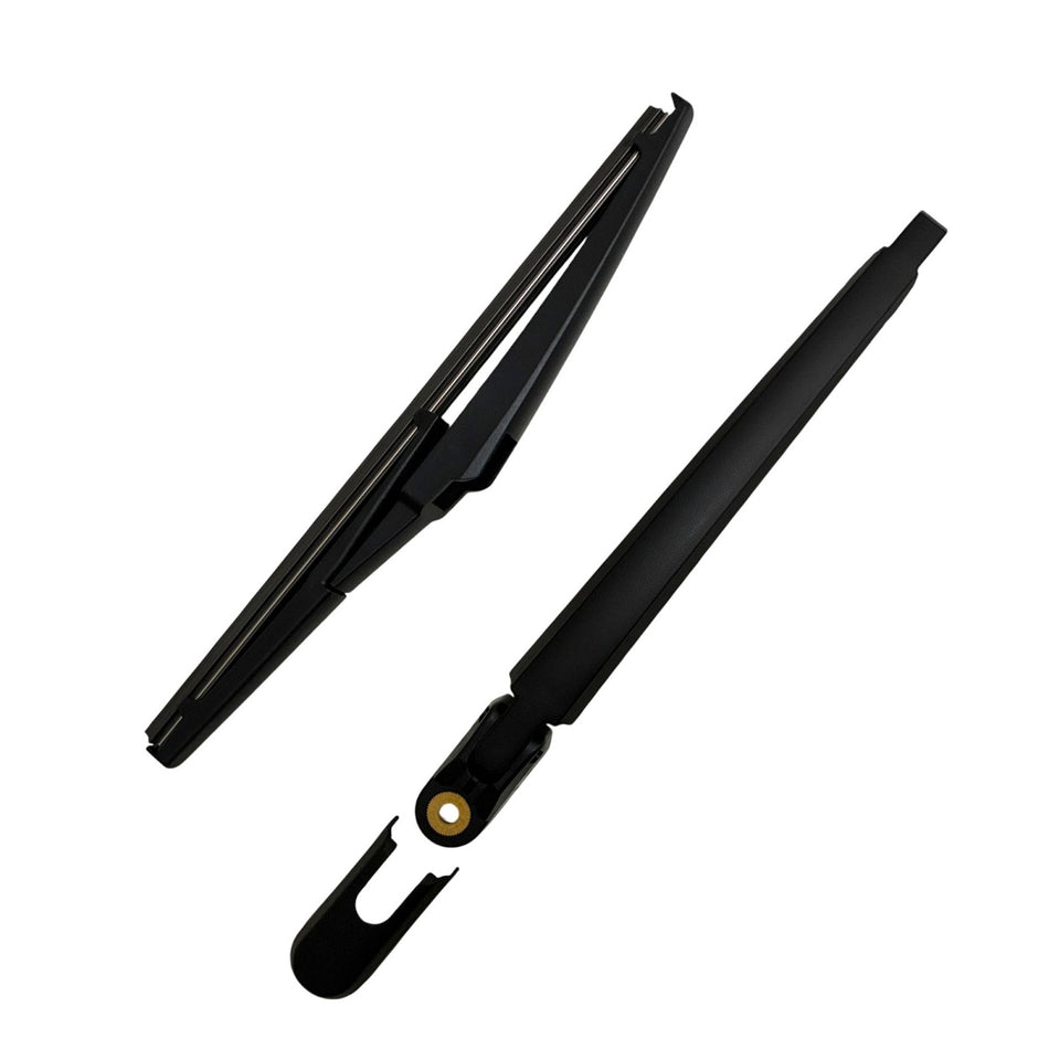 MAXTEL Rear Wiper Blade & Arm Compatible with Kia RIO 2012-2016, SIZE 10.83 inch (275MM), Black, Advanced aerodynamic design, Quick-Clip adaptor, 1-Year Manufacturer Warranty