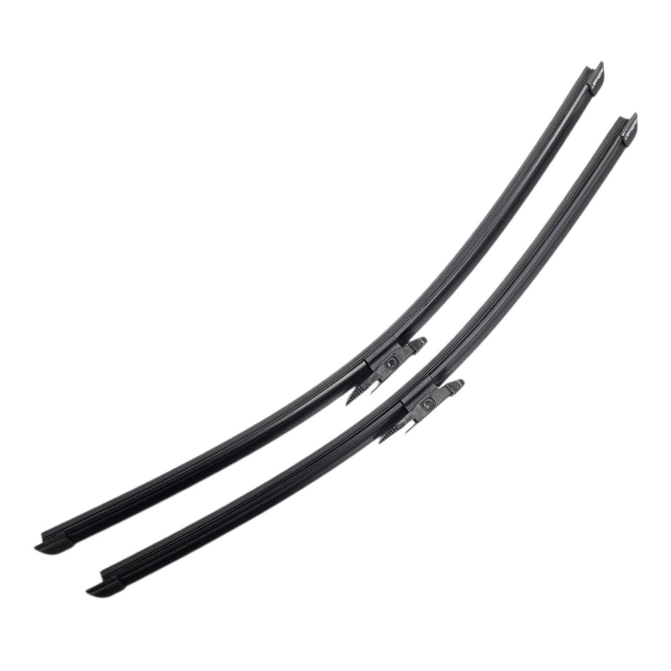Silbak Muson Pro Flat Windshield Wiper Blade Set, compatible with Audi TT 2007-2014, Driver Side 22 in (550 mm) Passenger Side 21 in (530 mm) 8J1998002