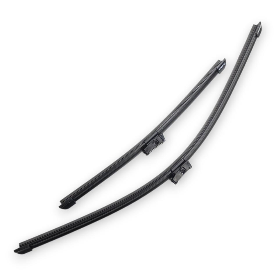 Silbak MUSON PRO Premium Flat Wiper Blades compatible with Chevrolet Chevy Spark 2013-2015, Front Set Driver Side 22 in (550 mm) Passenger Side 14 in (350 mm)