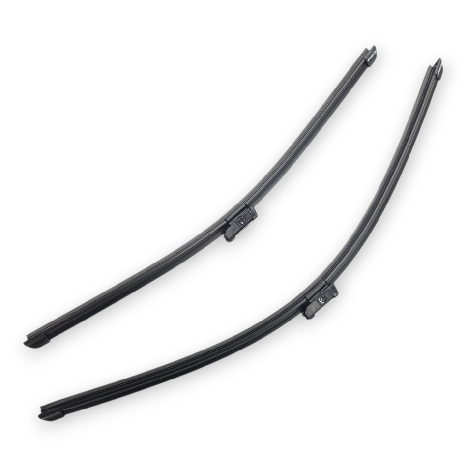 Silbak Muson Pro Flat Wiper Blade Set Compatible with Porsche Cayenne 2024-2027, Driver Side 26 in (650 mm) Passenger Side 21 in (530 mm), Front 2-Piece, 9Y1955329B