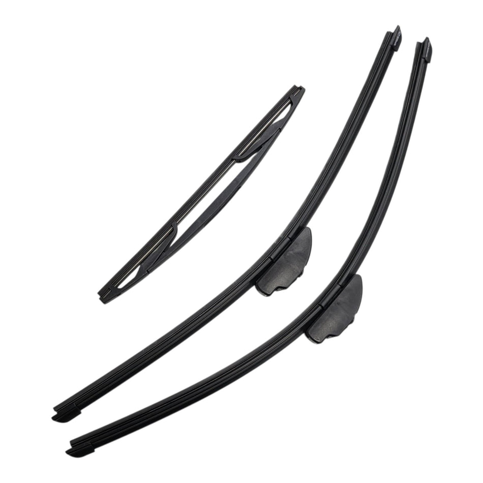 Silbak Front & Rear Wiper Blade Set, Compatible with GMC Yukon 2008-2014, Driver Side 22" (550mm), Passenger Side 22" (550mm), Rear 12" (300mm)