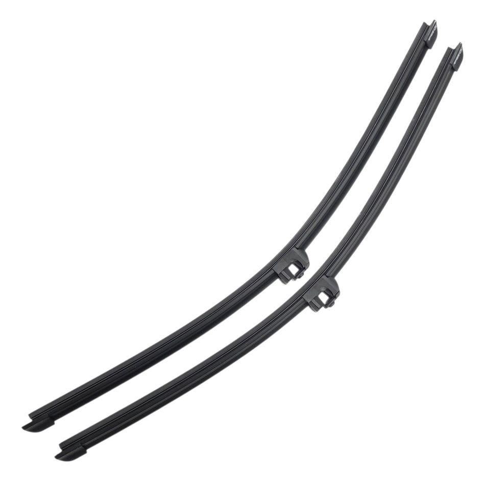 Silbak Front Wiper Blade Set, Compatible with Audi A4 2004-2008, Driver Side 22" (550mm), Passenger Side 22" (550mm) (OEM: 4B1955425C)