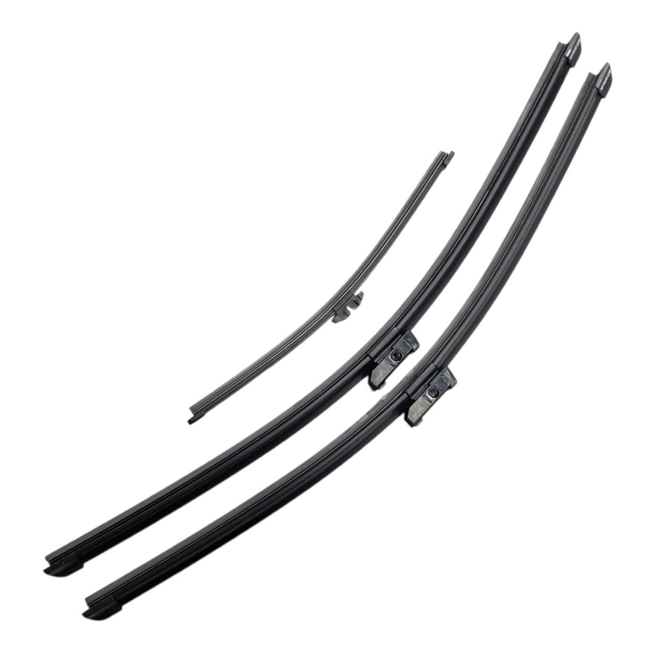 Silbak Front & Rear Wiper Blade Set, Compatible with Land Rover Defender 2020-2025, Driver Side 22" (550mm), Passenger Side 22" (550mm), Rear 11" (280mm) (OEM: LR132132)