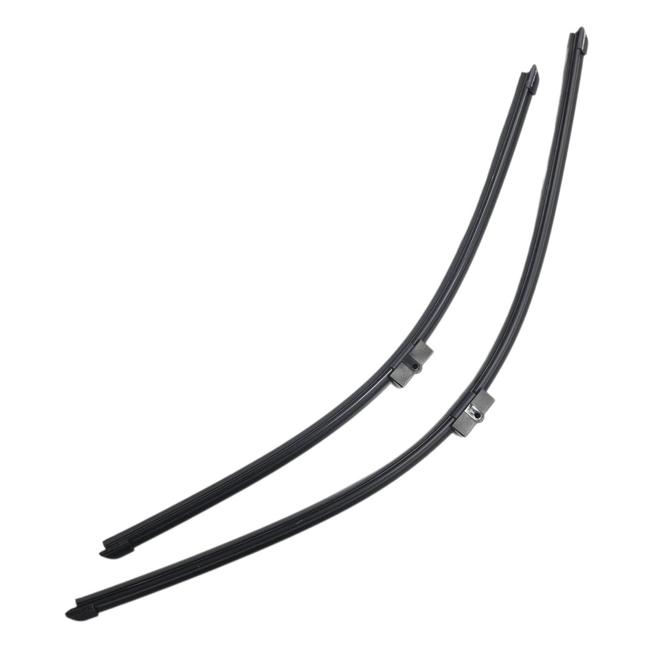 Silbak Front Wiper Blade Set, Compatible with BMW i8 2014-2020, Driver Side 30" (762mm), Passenger Side 24" (600mm) (OEM: 61610040553)