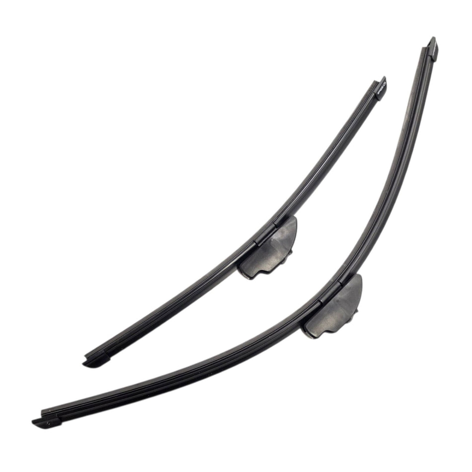 Silbak Wiper Blade compatible with Acura ZDX 2010-2013 Front Set of Two Driver Side 26 in (650 mm) Passenger Side 19 in (480 mm) Flat Wiper Blades