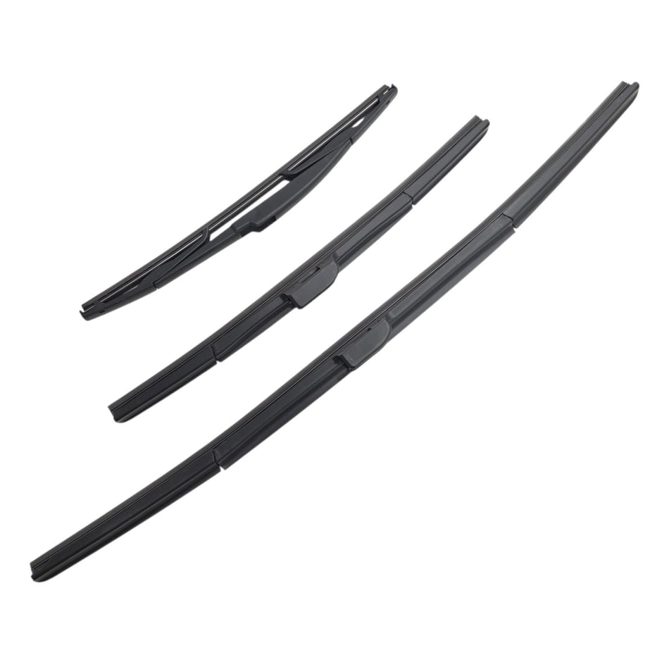 MAXTEL 26"+16" Front Wiper Blade Set Bundle with Silbak 14" Rear Wiper Blade, Compatible with Hyundai Tucson 2016-2021, Driver Side 26" (650mm), Passenger Side 16" (400mm), Rear 14" (350mm)