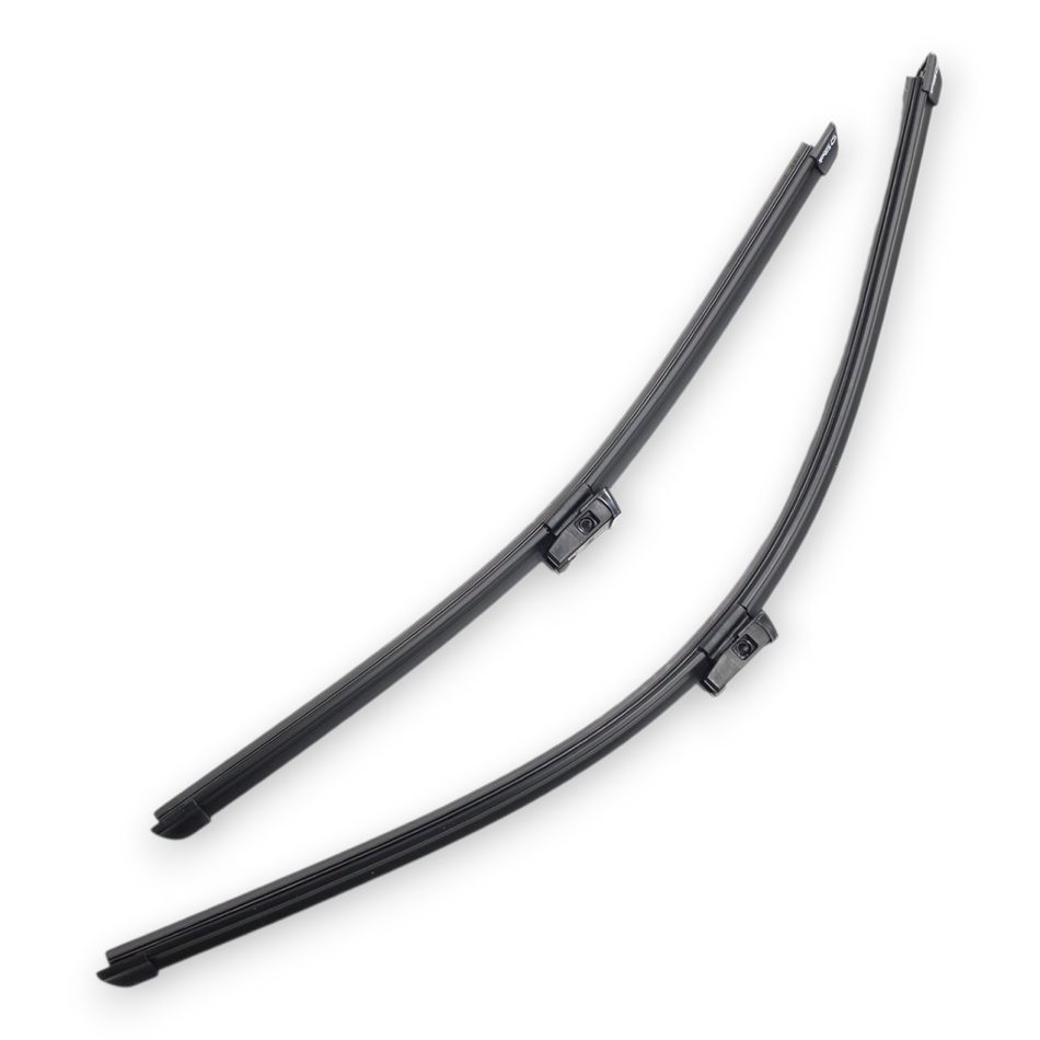 Silbak Muson Pro Front Flat Wiper Blades, Compatible with Jaguar F-Pace 2017-2020, Driver Side 26 in (650 mm) Passenger Side 19 in (480 mm), T4A13719 T4A13720
