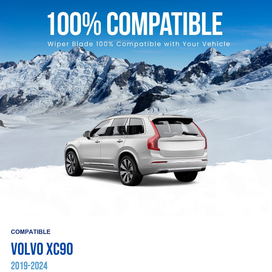 MAXTEL Rear Wiper Blade & Arm, Compatible with Volvo XC90 2019-2024, 14" (360mm) (OEM: 32219752)