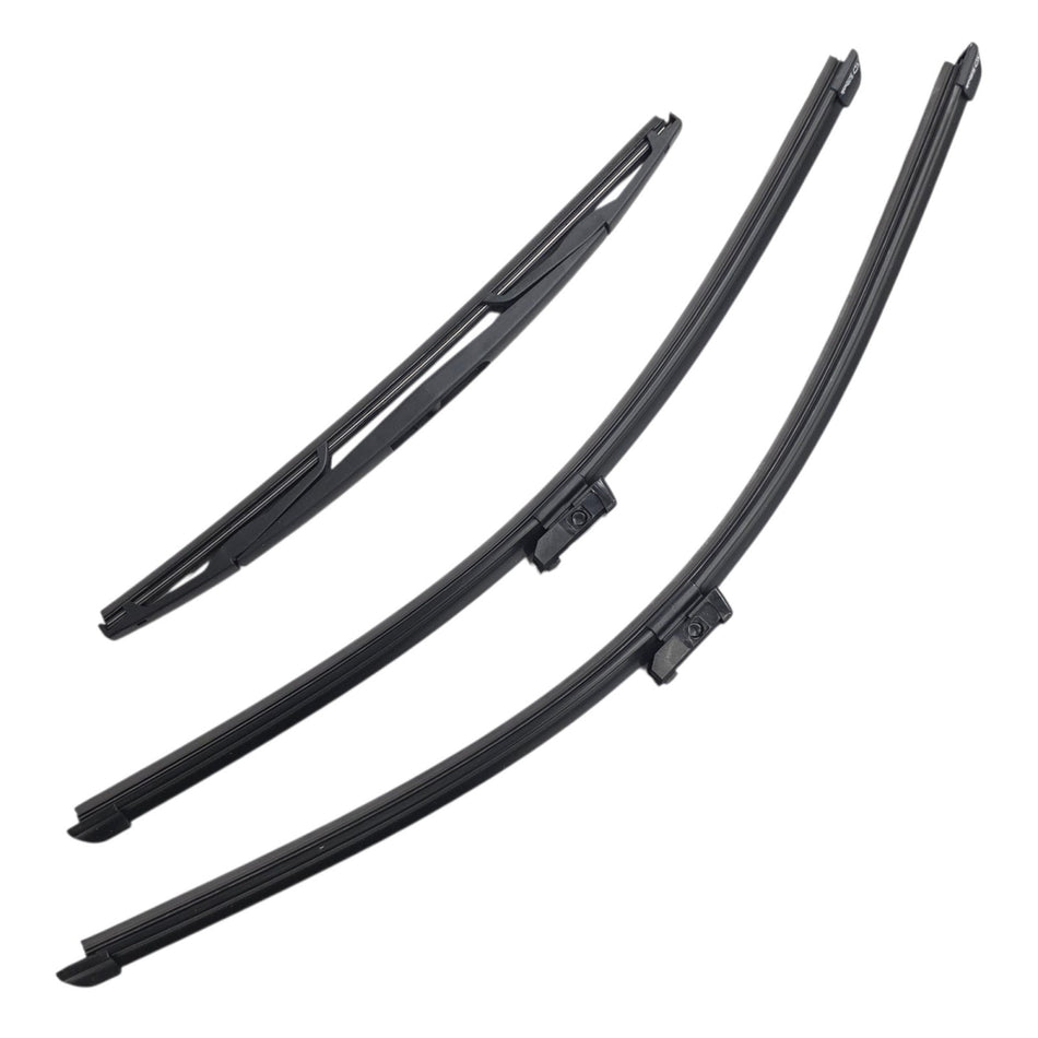 Silbak Front & Rear Wiper Blade Set, Compatible with Honda HR-V HRV 2023-2027, Driver Side 22" (550mm), Passenger Side 19" (480mm), Rear 14" (350mm)