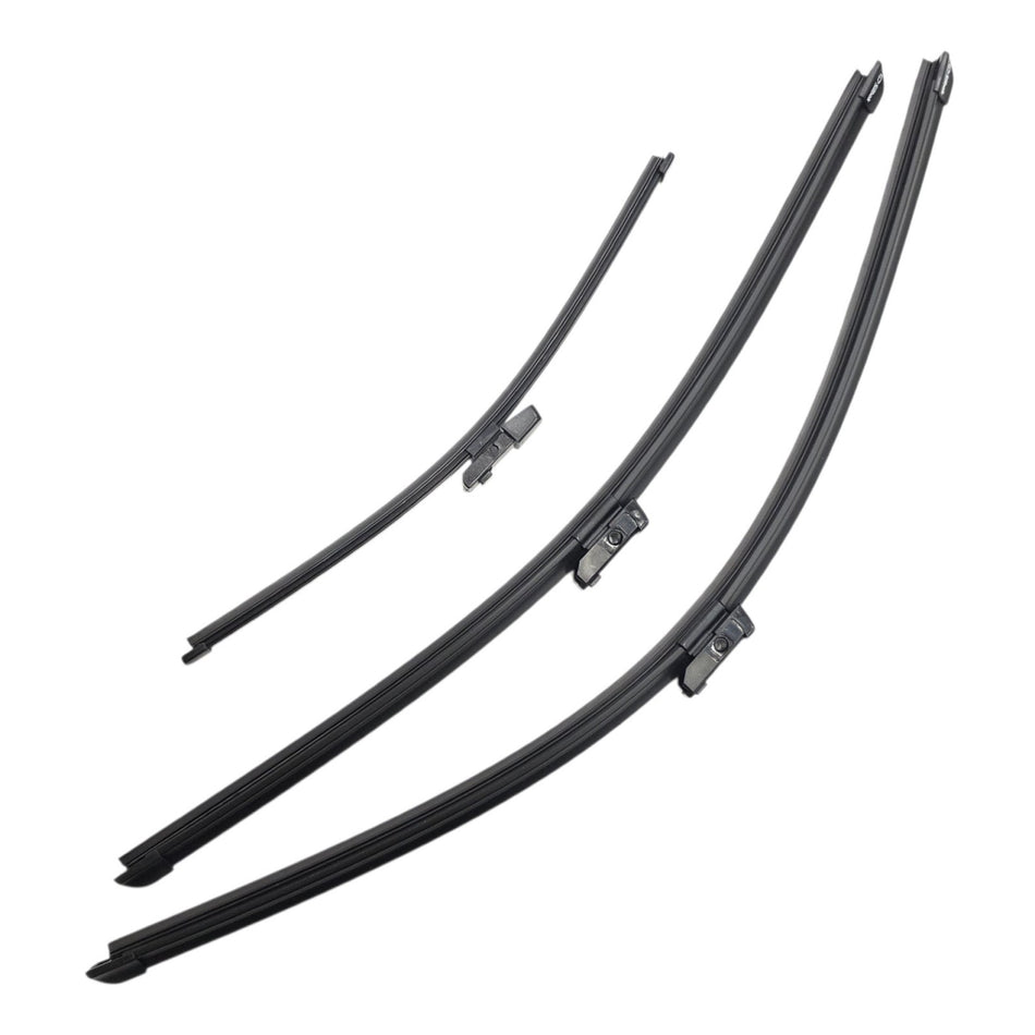 Silbak Front & Rear Wiper Blade Set, Compatible with VW Volkswagen Atlas Cross Sport 2024-2026, Driver Side 26" (650mm), Passenger Side 22" (550mm), Rear 14" (350mm) (OEM: 3CM998002)