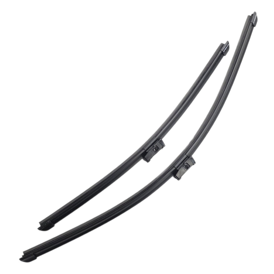 Silbak Muson Pro Premium Flat Wiper Blades Compatible with Chevrolet Trailblazer 2024-2028 Front 2-Piece Set Driver Side 24 in (600 mm) Passenger Side 18 in (450 mm) 100% Compatible