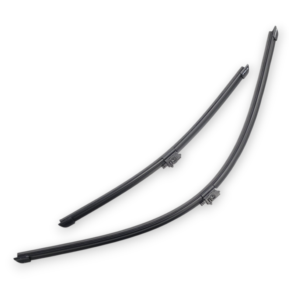 Silbak Muson Pro Flat Wiper Blades 2-Piece, Compatible with Mercedes-Benz Metris 2016-2024, Driver Side 28 in (700 mm) Passenger Side 18 in (450 mm), Front