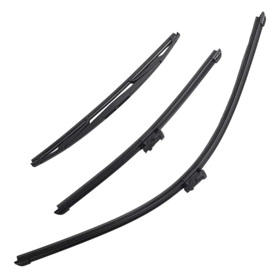 Silbak Front & Rear Wiper Blade Set, Compatible with Subaru Forester 2019-2021, Driver Side 26" (650mm), Passenger Side 16" (400mm), Rear 14" (350mm)