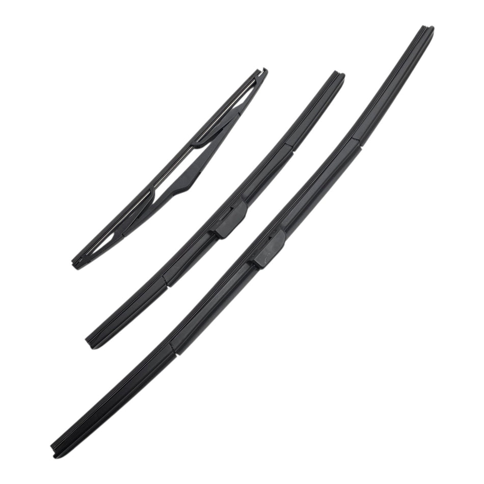MAXTEL 26"+16" Front Wiper Blade Set Bundle with Silbak 12" Rear Wiper Blade, Compatible with Kia Sorento 2016-2020, Driver Side 26" (650mm), Passenger Side 16" (400mm), Rear 12" (300mm)