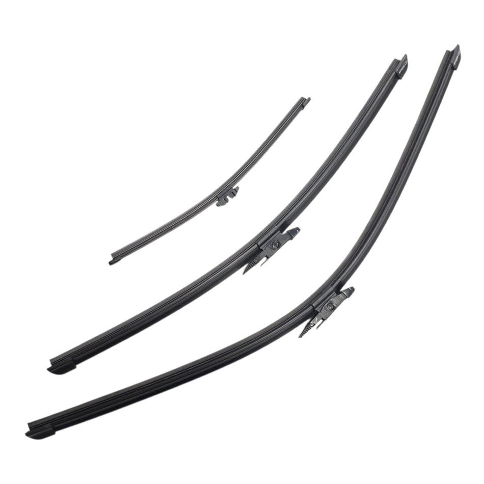 Silbak Front & Rear Wiper Blade Set, Compatible with Ford Escape 2020-2022, Driver Side 25" (635mm), Passenger Side 20" (500mm), Rear 11" (280mm)