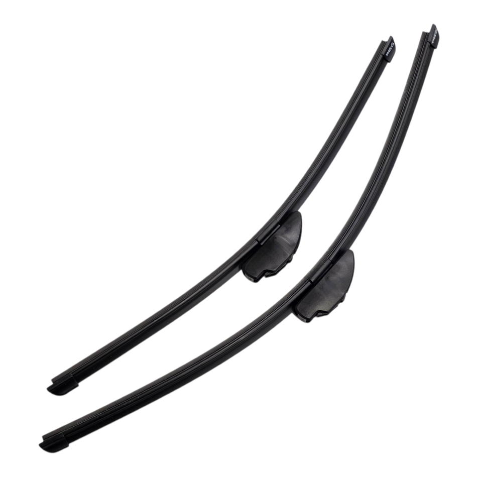 Silbak Wiper Blade compatible with BMW X6 F16 2015-2019 Front Set of Two, Driver Side 24 in (600 mm), Passenger Side 20 in (500 mm) 61610039697