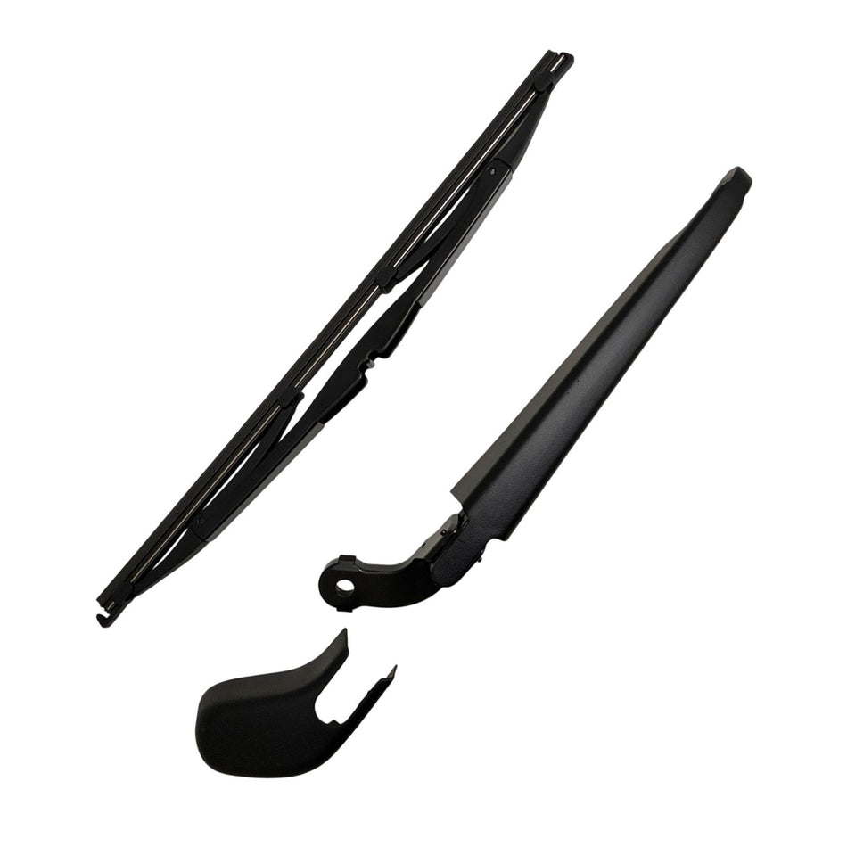MAXTEL Rear Wiper Blade & Arm, Compatible with Volvo V50 2005-2012, 13.78 in (350 mm) Black, 100% Compatible, Quick-Clip Adaptor, 1-Year Manufacturer Warranty