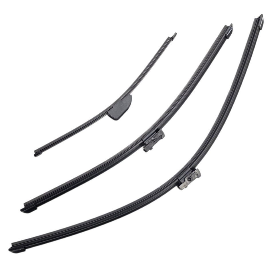 Silbak Front & Rear Wiper Blade Set, Compatible with Jaguar E-Pace 2021-2024, Driver Side 26" (650mm), Passenger Side 20" (500mm), Rear 13" (330mm) (OEM: J9C7279)