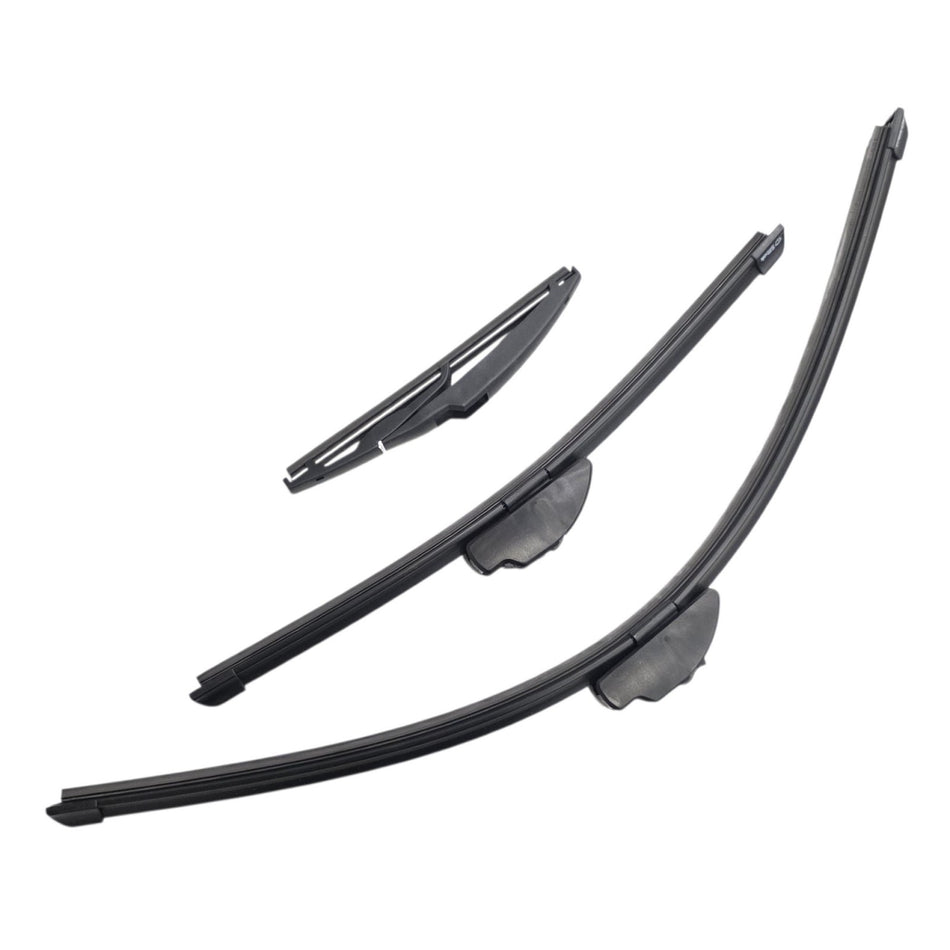 Silbak Front & Rear Wiper Blade Set, Compatible with Toyota Corolla iM 2016-2019, Driver Side 26" (650mm), Passenger Side 14" (350mm), Rear 8" (203mm)