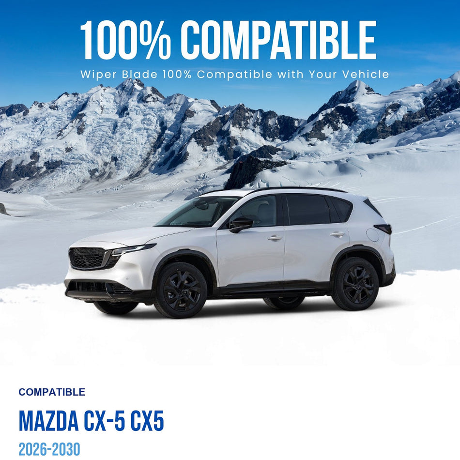 MAXTEL Front Wiper Blade Set, Compatible with Mazda CX-5 CX5 2026-2030, Driver Side 26" (650mm), Passenger Side 17" (430mm)