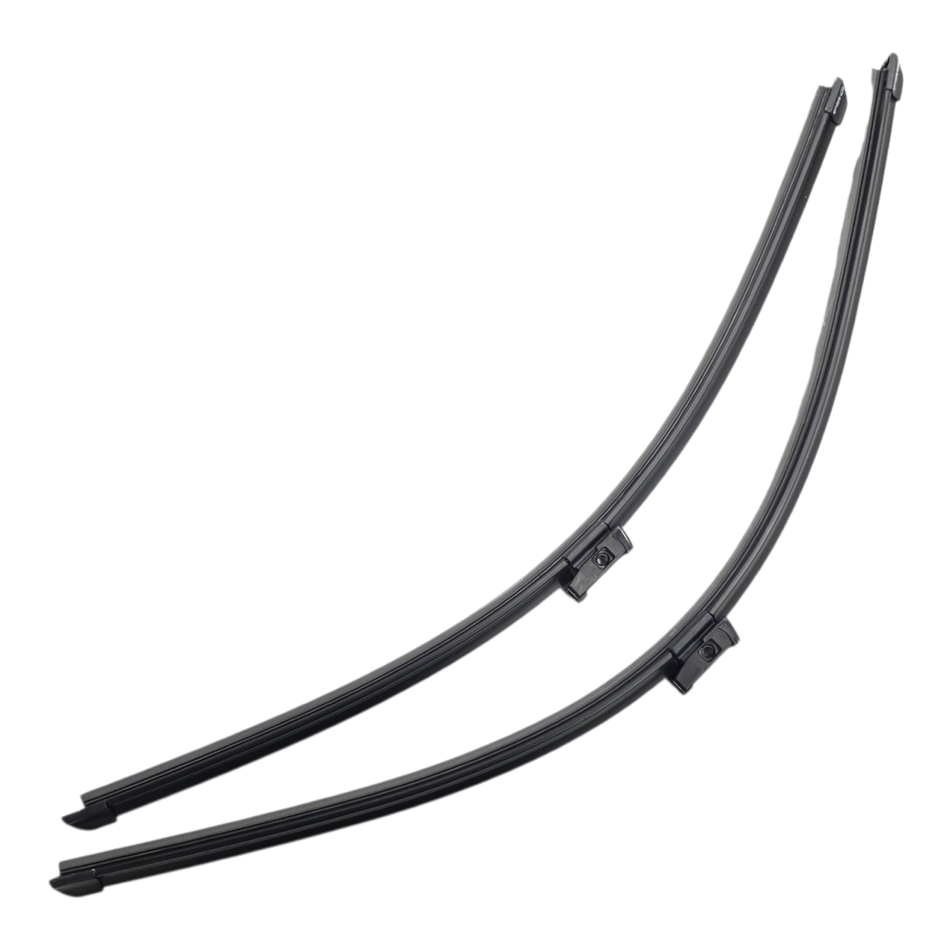 Silbak Muson Pro Flat Wiper Blades compatible with Chevrolet Chevy Cruze Sedan 2016-2021, 2-Piece Front Set, Driver Side 28 in (700 mm) Passenger Side 24 in (600 mm)