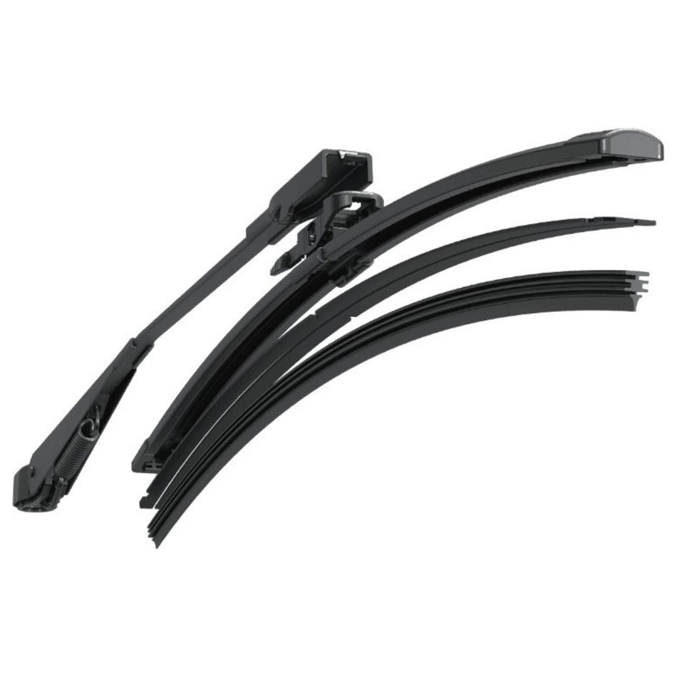 BISRA Flat Wiper Blades compatible with Lexus NX 2015-2021, Set of Two, Driver Side 26" (650 mm) Passenger Side 16" (400 mm)