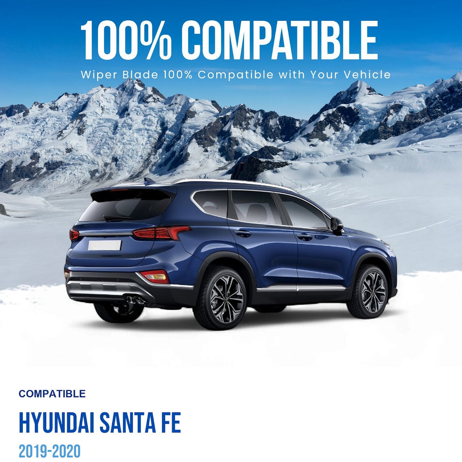 MAXTEL Rear Wiper Arm, Compatible with Hyundai Santa Fe 2019-2020
