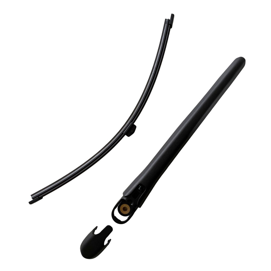 MAXTEL Rear Wiper Blade & Arm compatible with Mercedes-Benz GLA H247 2021-2023, Size 14.37 in (365 mm), Black, Quick-Clip, 1-Year Manufacturer Warranty