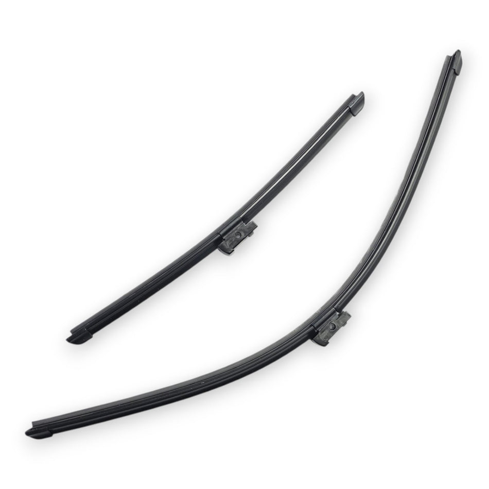 BISRA Premium Flat Wiper Blades compatible with Toyota C-HR 2017-2023, Front Set of Two, 650 mm (26 in) Left + 400 mm (16 in) Right, Black, 100% Compatible, 1-Year Manufacturer Warranty