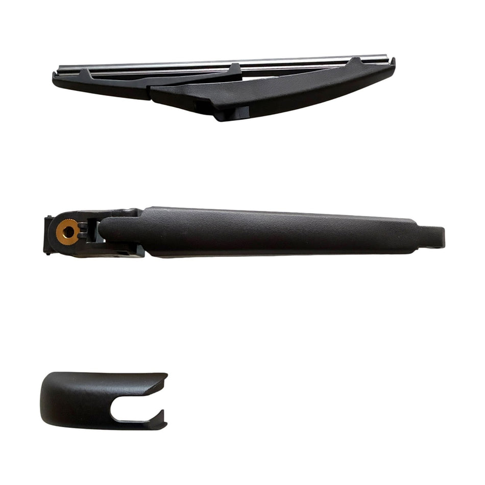 MAXTEL Rear Wiper Blade & Arm Compatible with Toyota Corolla iM 2016-2019, 7.68 in (195 mm), Quick-Clip Adaptor, Graphite-Coated Wiper Strips, Black, 1-Year Manufacturer Warranty