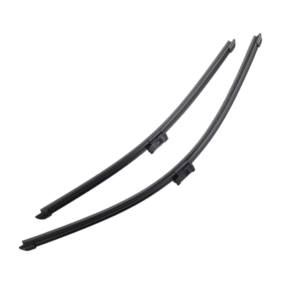 Silbak MUSON PRO Flat Wiper Blade Set compatible with VW Volkswagen Jetta 2024-2027 Front Driver Side 24 in (600 mm) Passenger Side 19 in (480 mm), 17B955425A 17B955426A