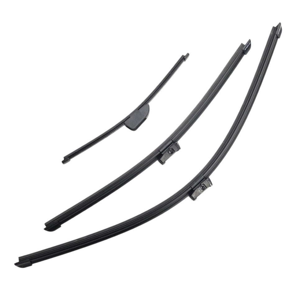 Silbak Front & Rear Wiper Blade Set, Compatible with Jaguar F-Pace 2021-2026, Driver Side 26" (650mm), Passenger Side 19" (480mm), Rear 12" (300mm) (OEM: T4A13720)